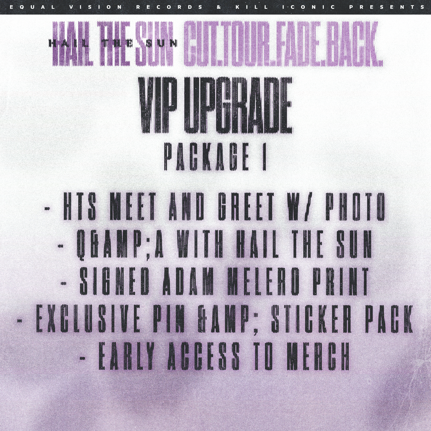 Hail The Sun - VIP Upgrade Packages - Austin, TX @ Emo's - Apr 7