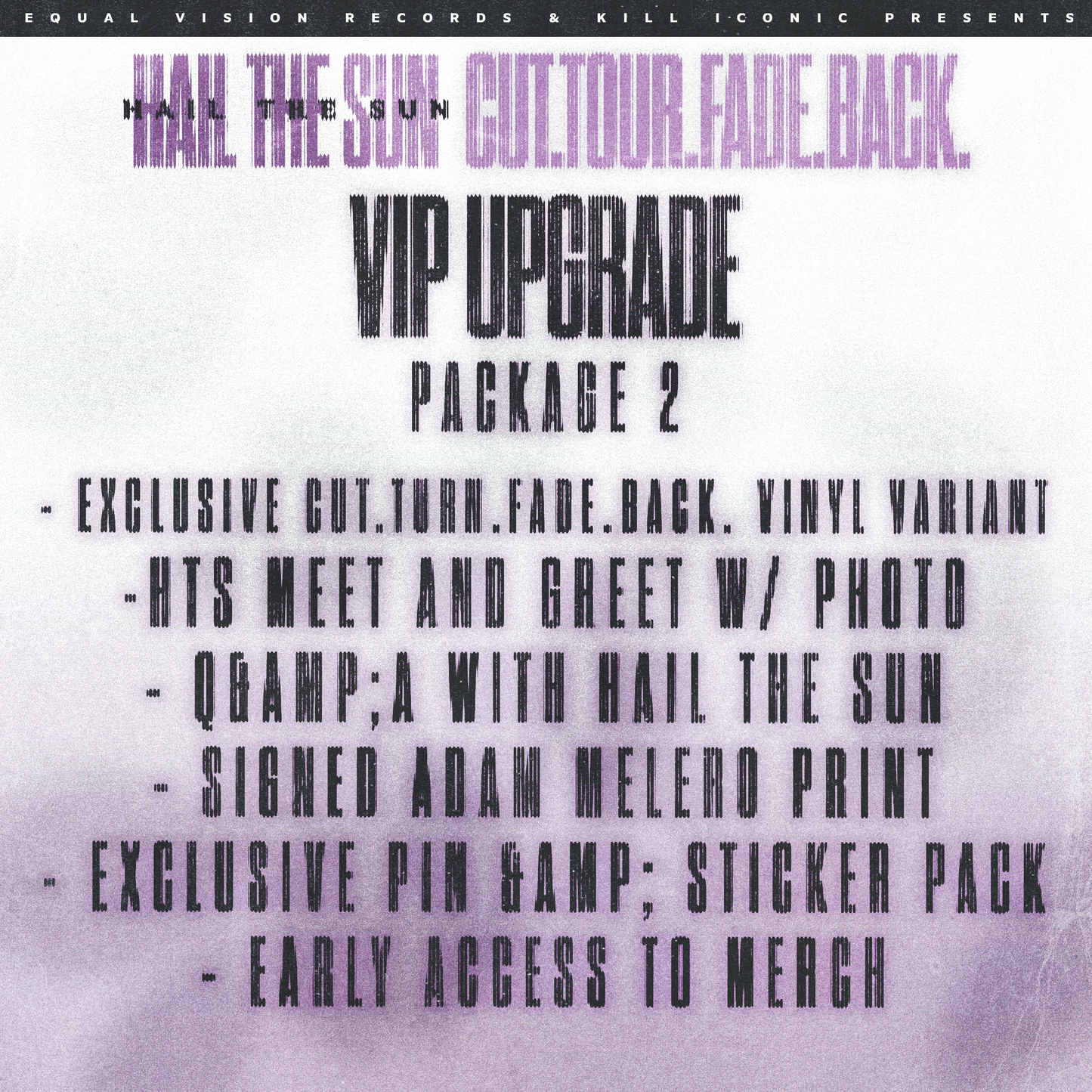 Hail The Sun - VIP Upgrade Packages - Austin, TX @ Emo's - Apr 7