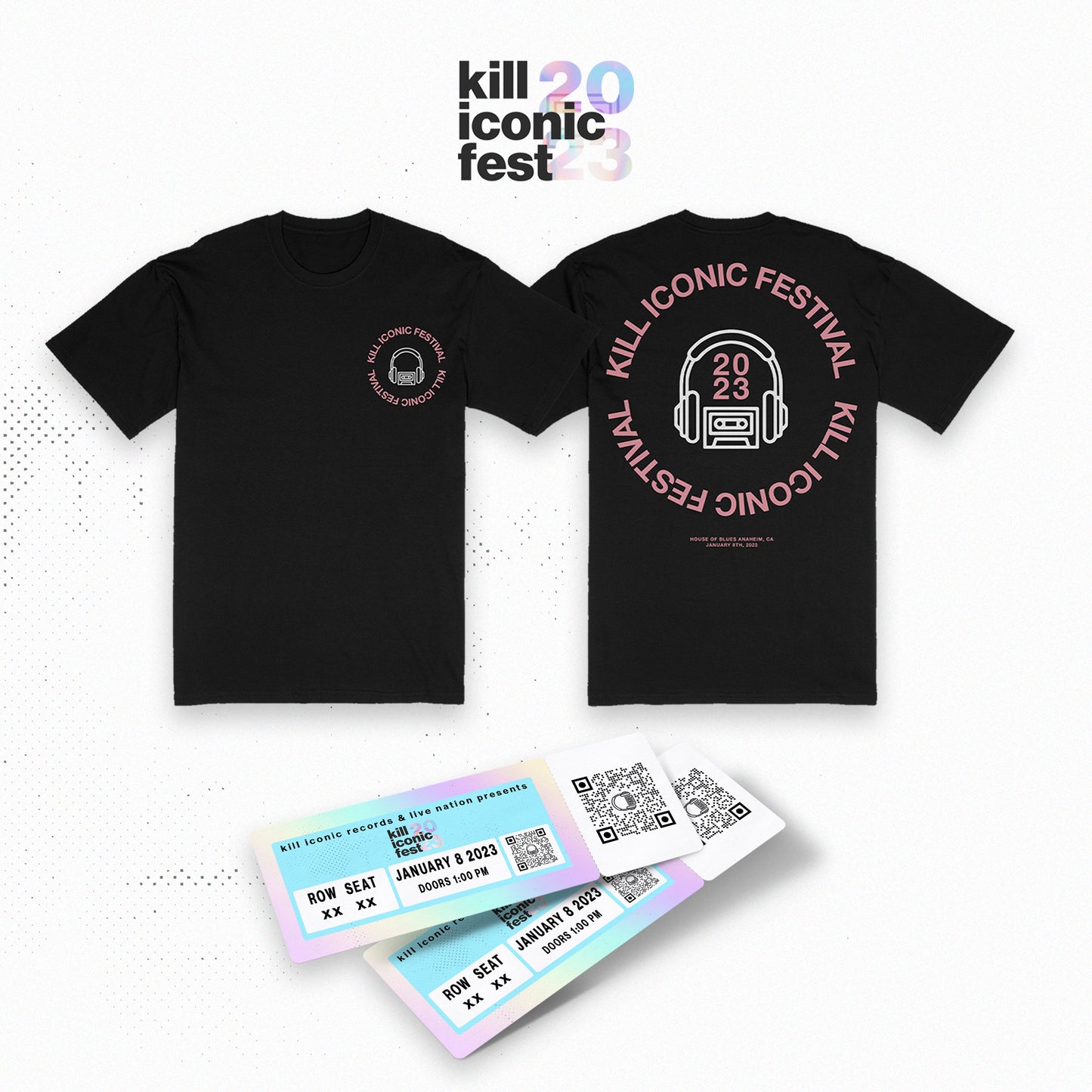 kill iconic fest - Bundle (General Admission + t shirt)